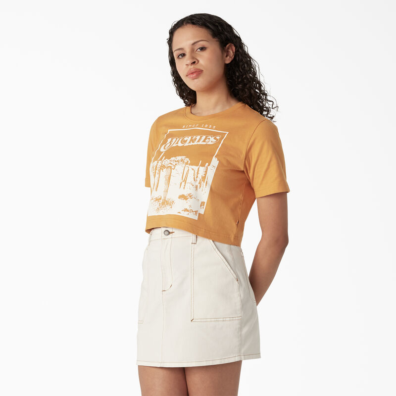 Dickies Desert Graphic Cropped T-Shirt Nugget ID-kOaqMkpl