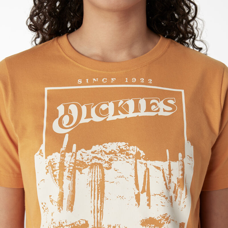 Dickies Desert Graphic Cropped T-Shirt Nugget ID-kOaqMkpl
