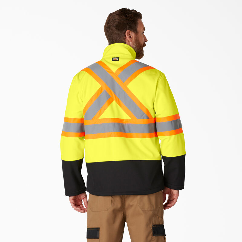 Dickies Hi Vis Safety Softshell Jacket ANSI Yellow ID-kQa5p5iH