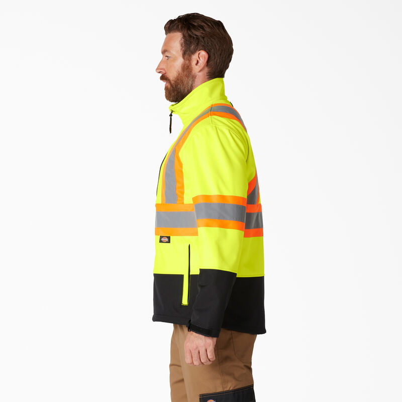 Dickies Hi Vis Safety Softshell Jacket ANSI Yellow ID-kQa5p5iH