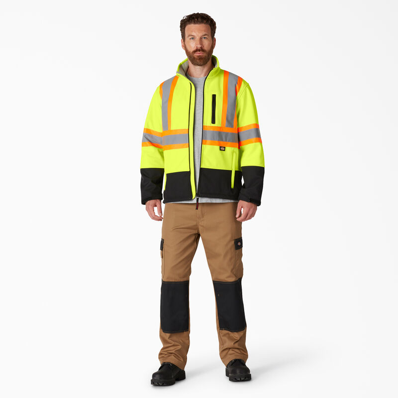 Dickies Hi Vis Safety Softshell Jacket ANSI Yellow ID-kQa5p5iH