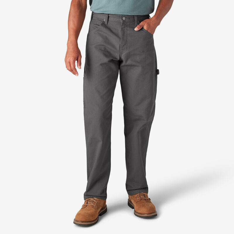 Dickies Relaxed Fit Heavyweight Duck Carpenter Pants Rinsed Slate ID-kQoPWdgD
