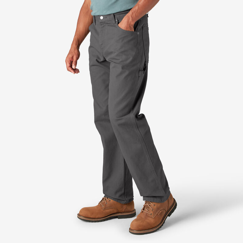 Dickies Relaxed Fit Heavyweight Duck Carpenter Pants Rinsed Slate ID-kQoPWdgD