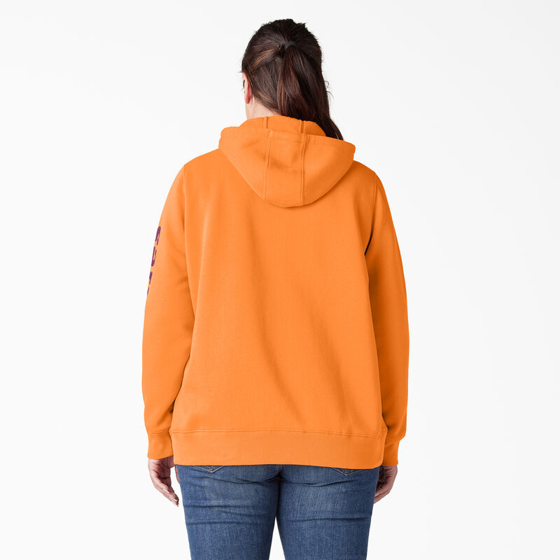 Dickies Plus Heavyweight Logo Sleeve Pullover Orange Pepper ID-kS6iDjb0