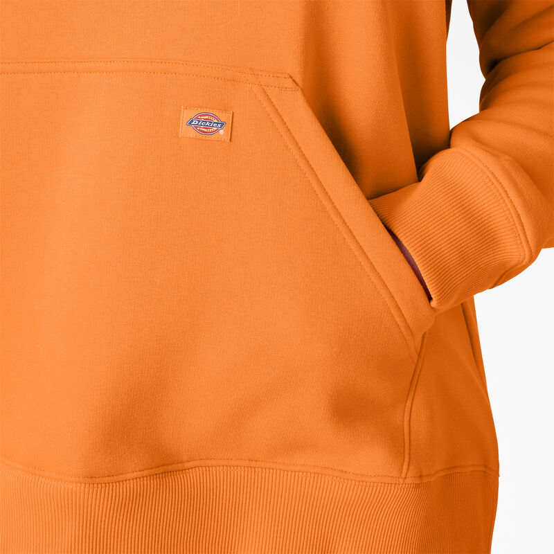 Dickies Plus Heavyweight Logo Sleeve Pullover Orange Pepper ID-kS6iDjb0