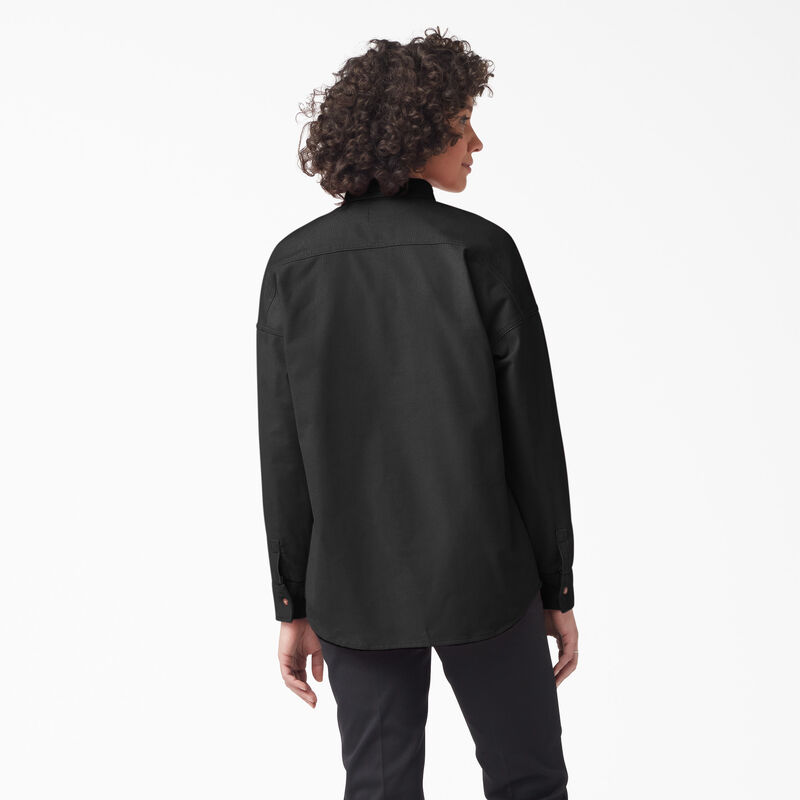 Dickies Halleyville Oversized Corduroy Shirt Black ID-kd78c1qq