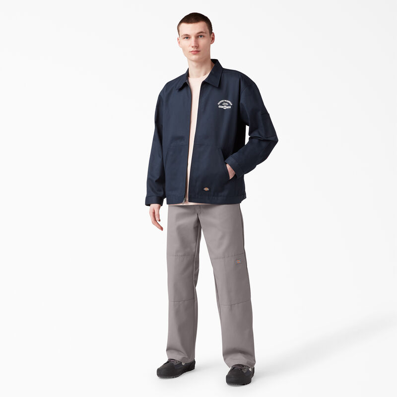 Dickies Loose Fit Double Knee Work Pants Silver ID-kdFmQDAw
