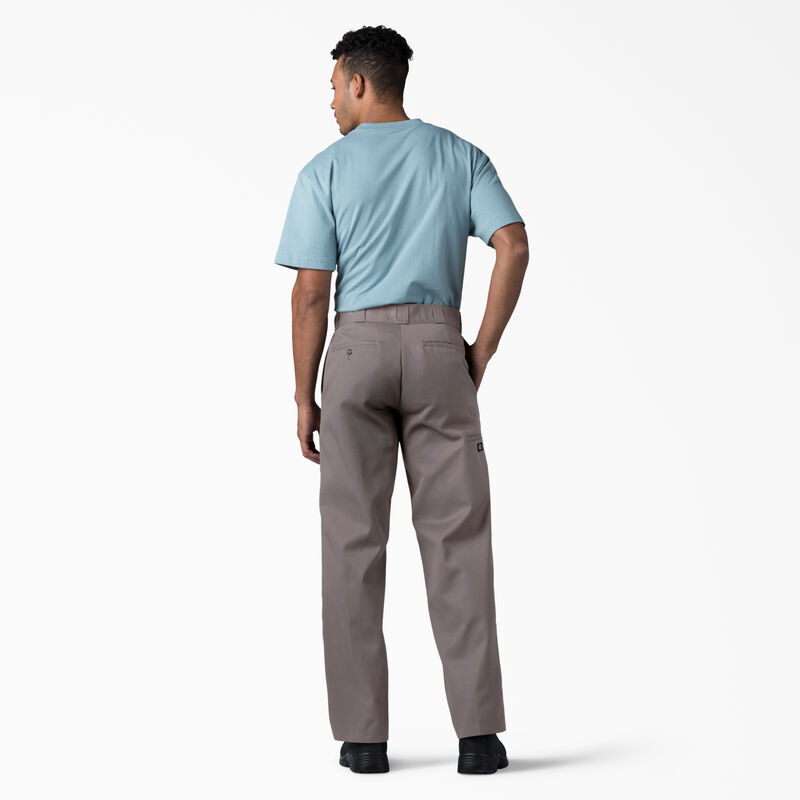 Dickies Loose Fit Double Knee Work Pants Silver ID-kdFmQDAw