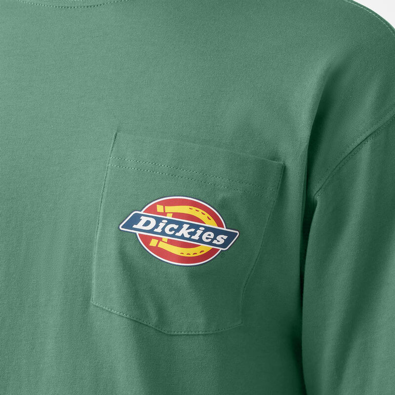 Dickies Chest Logo Pocket T-Shirt Dark Ivy ID-ksDIYyY7