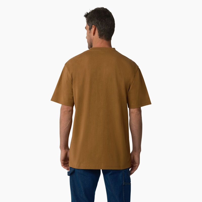 Dickies Short Sleeve Heavyweight Logo T-Shirt Brown Duck ID-kvUpr4NJ