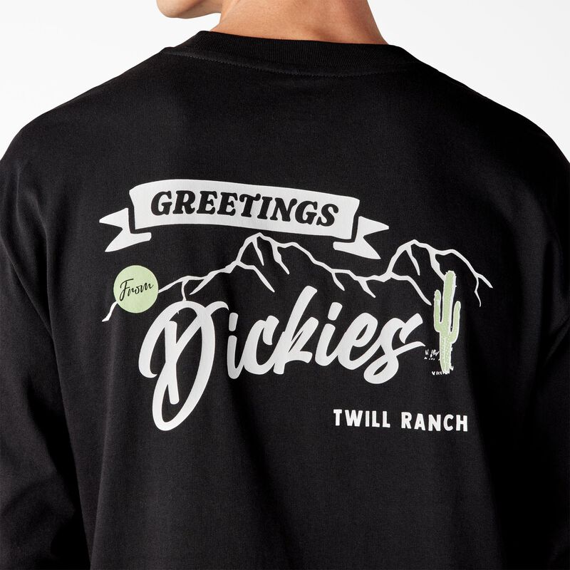 Dickies Dighton Long Sleeve Graphic T-Shirt Black ID-kyajGKC7