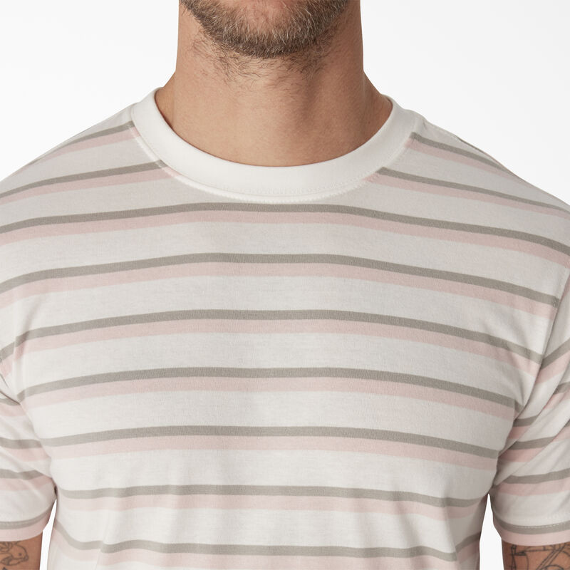 Dickies Skateboarding Striped T-Shirt Lotus Pink/White Stripe ID-l0YvZcbZ