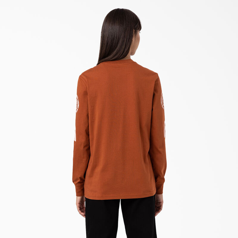 Dickies Falkville Long Sleeve T-Shirt Gingerbread Brown ID-l6JP2ijK