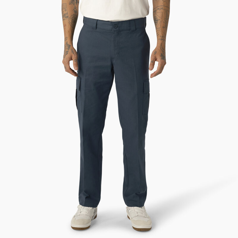 Dickies Regular Fit Cargo Pants Airforce w/ Contrast Stitching ID-lBpZZJMA