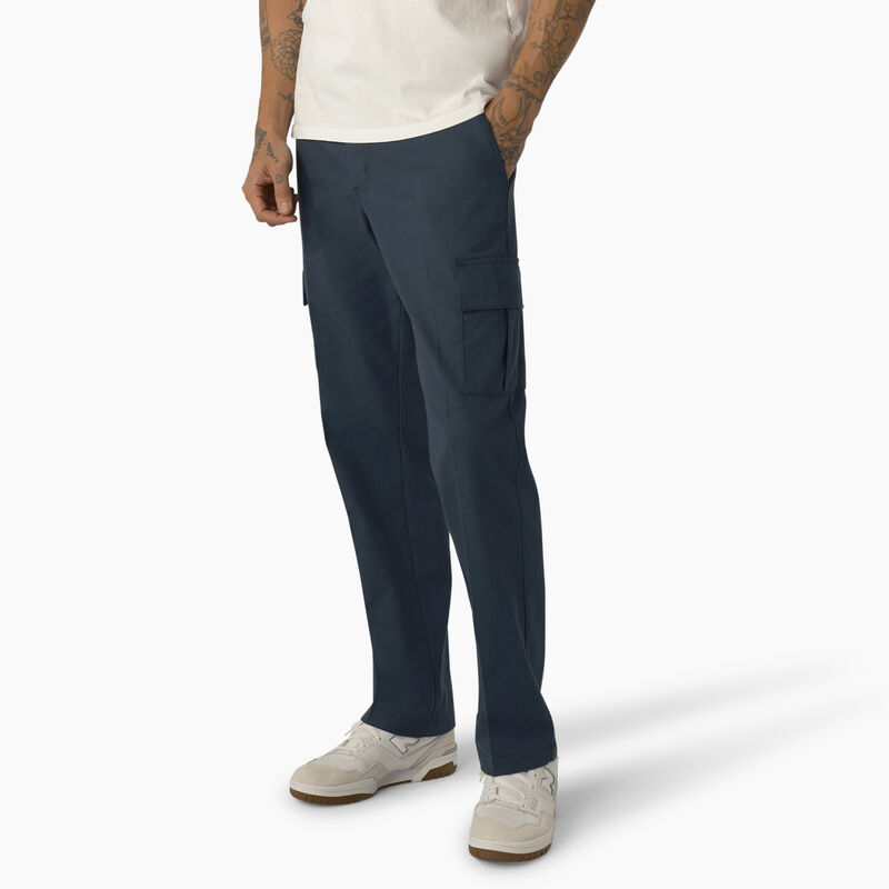 Dickies Regular Fit Cargo Pants Airforce w/ Contrast Stitching ID-lBpZZJMA