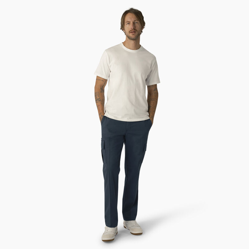 Dickies Regular Fit Cargo Pants Airforce w/ Contrast Stitching ID-lBpZZJMA