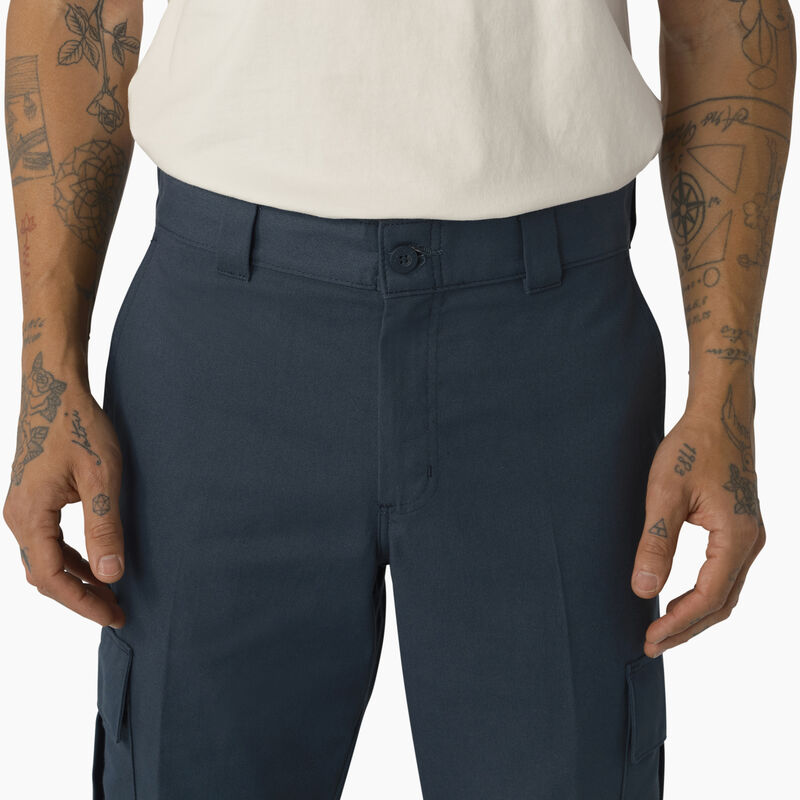 Dickies Regular Fit Cargo Pants Airforce w/ Contrast Stitching ID-lBpZZJMA