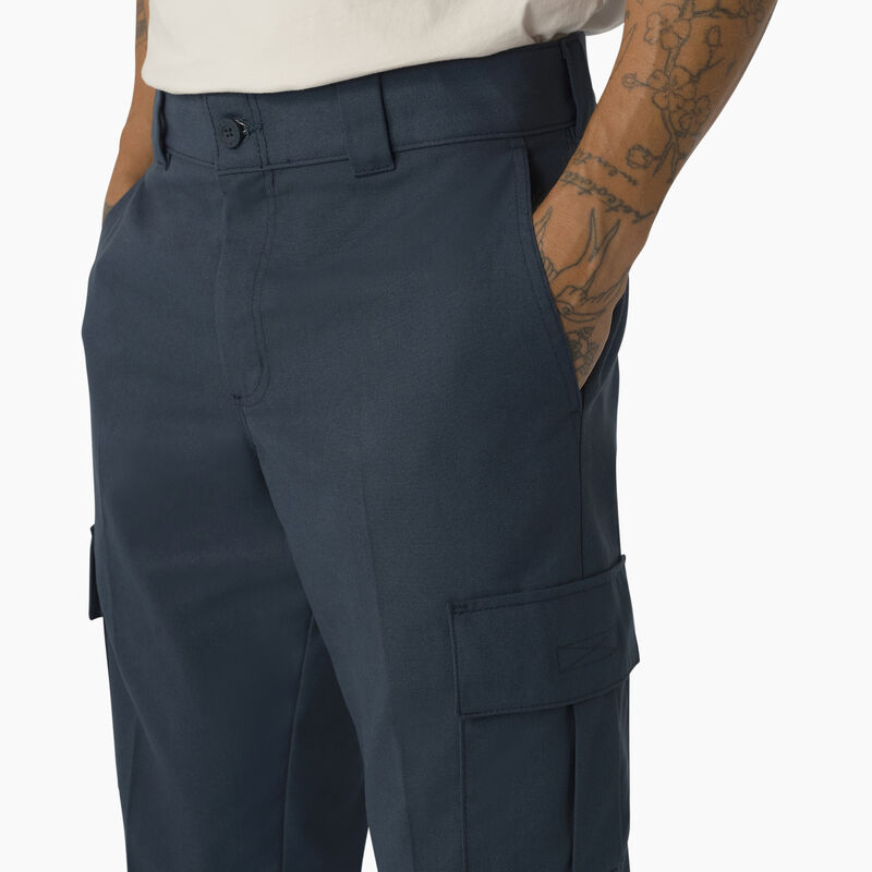Dickies Regular Fit Cargo Pants Airforce w/ Contrast Stitching ID-lBpZZJMA