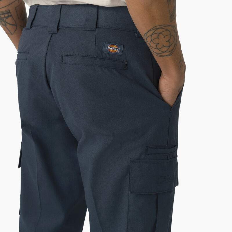 Dickies Regular Fit Cargo Pants Airforce w/ Contrast Stitching ID-lBpZZJMA