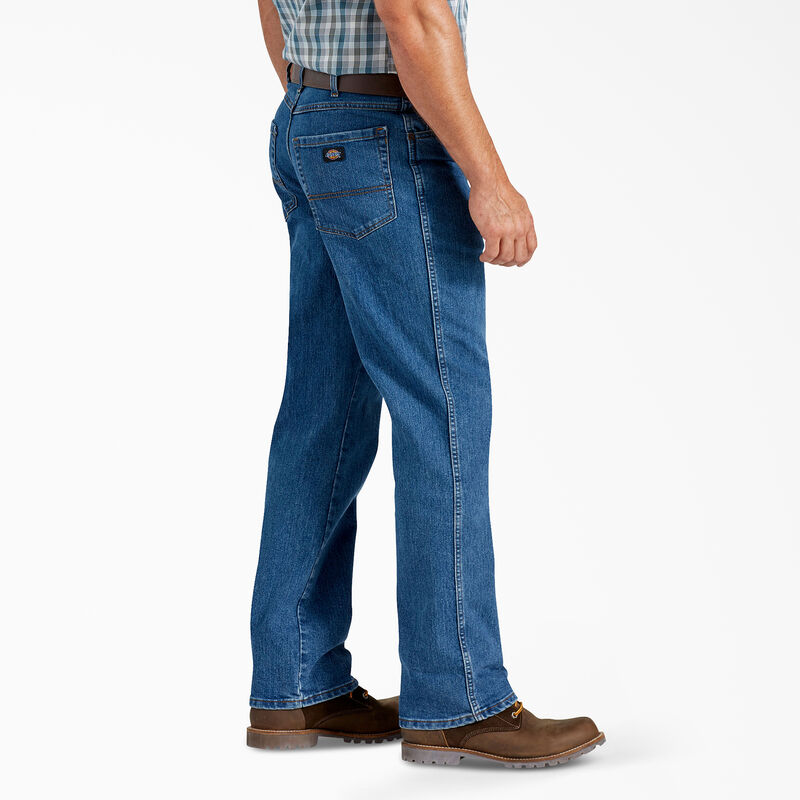 Dickies FLEX Active Waist Relaxed Fit Jeans Stonewashed Indigo Blue ID-lDP4wh6g