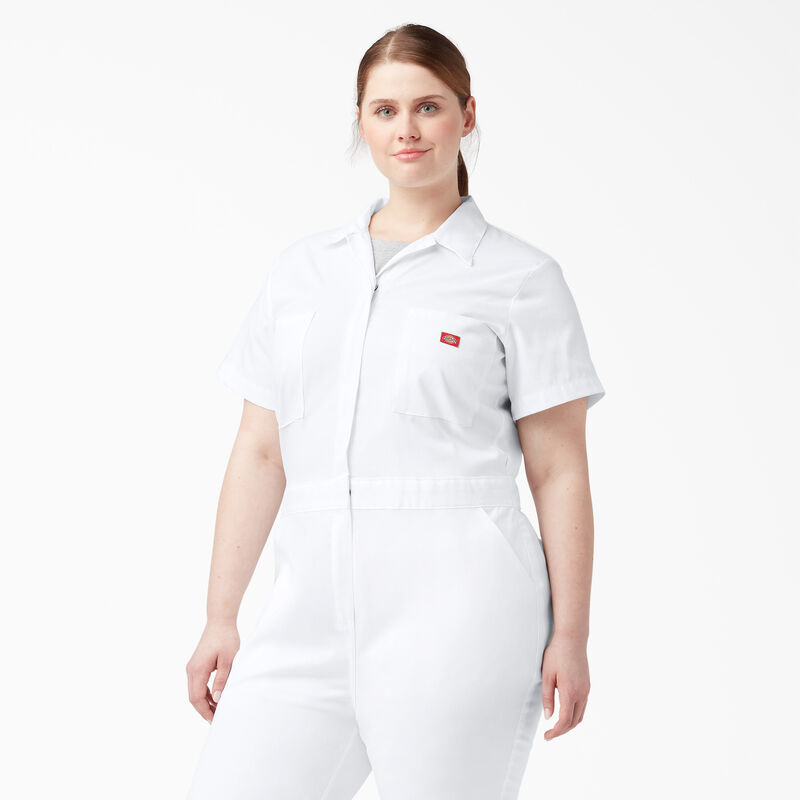 Dickies Plus FLEX Cooling Short Sleeve Coveralls White ID-lIxeDSSb