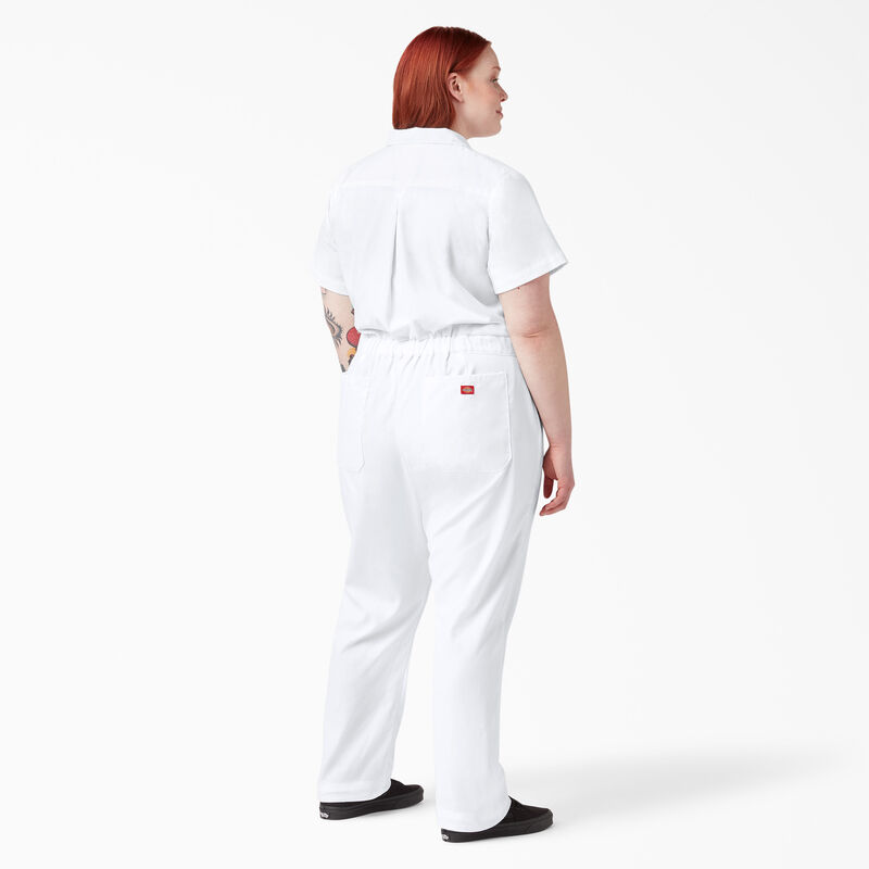 Dickies Plus FLEX Cooling Short Sleeve Coveralls White ID-lIxeDSSb