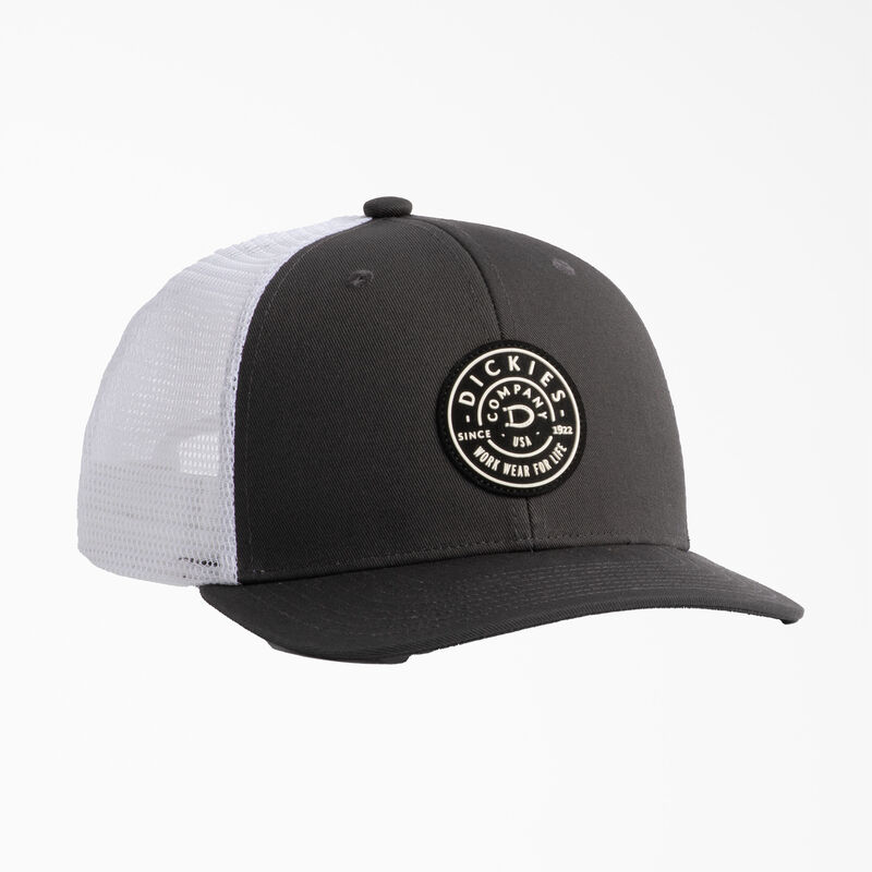 Dickies Low Pro Workwear Patch Trucker Hat Charcoal Gray ID-lNiPkaQD