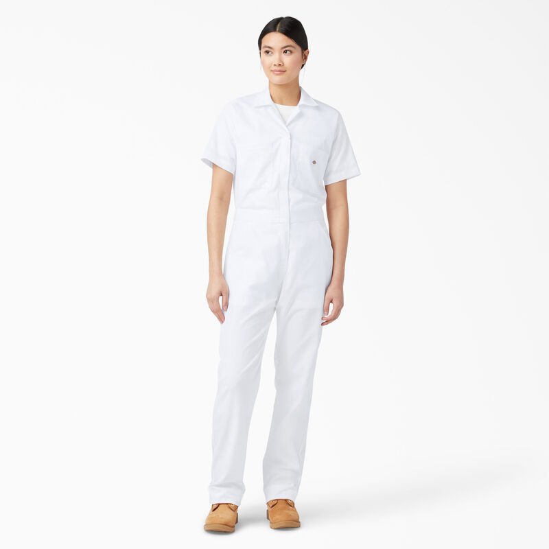 Dickies FLEX Cooling Short Sleeve Coveralls White ID-lRtw6Ch2