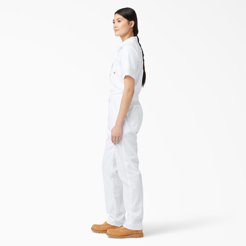 Dickies FLEX Cooling Short Sleeve Coveralls White ID-lRtw6Ch2