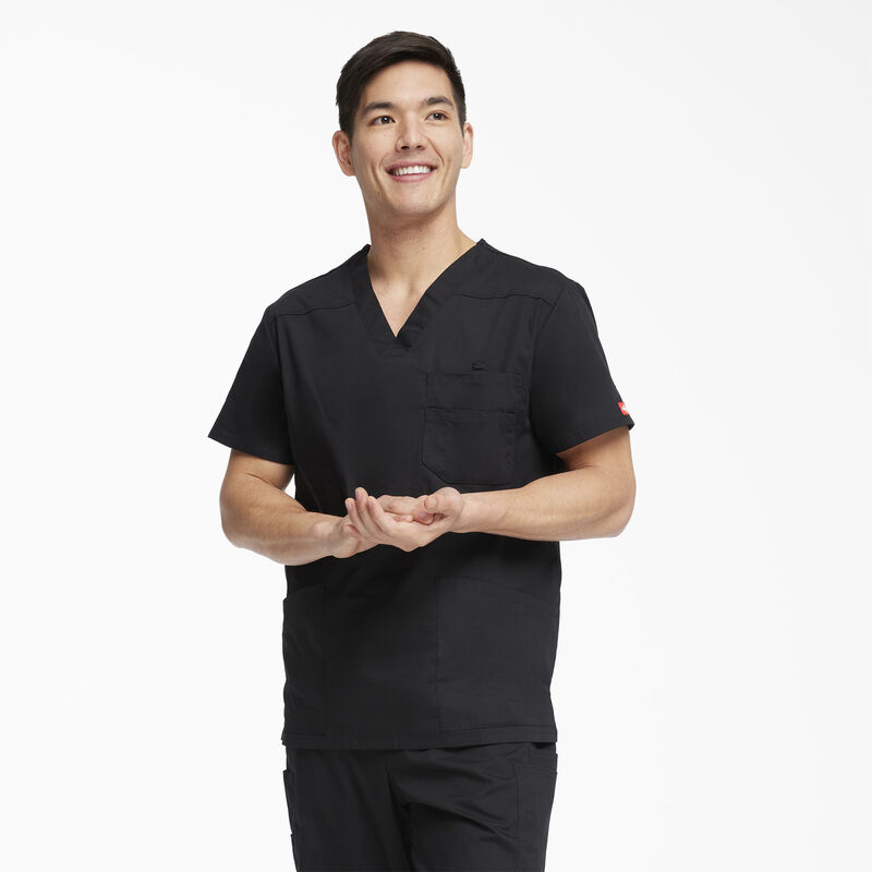 Dickies Men's EDS Signature V-Neck Scrub Top Regular ID-lxFAIC1z