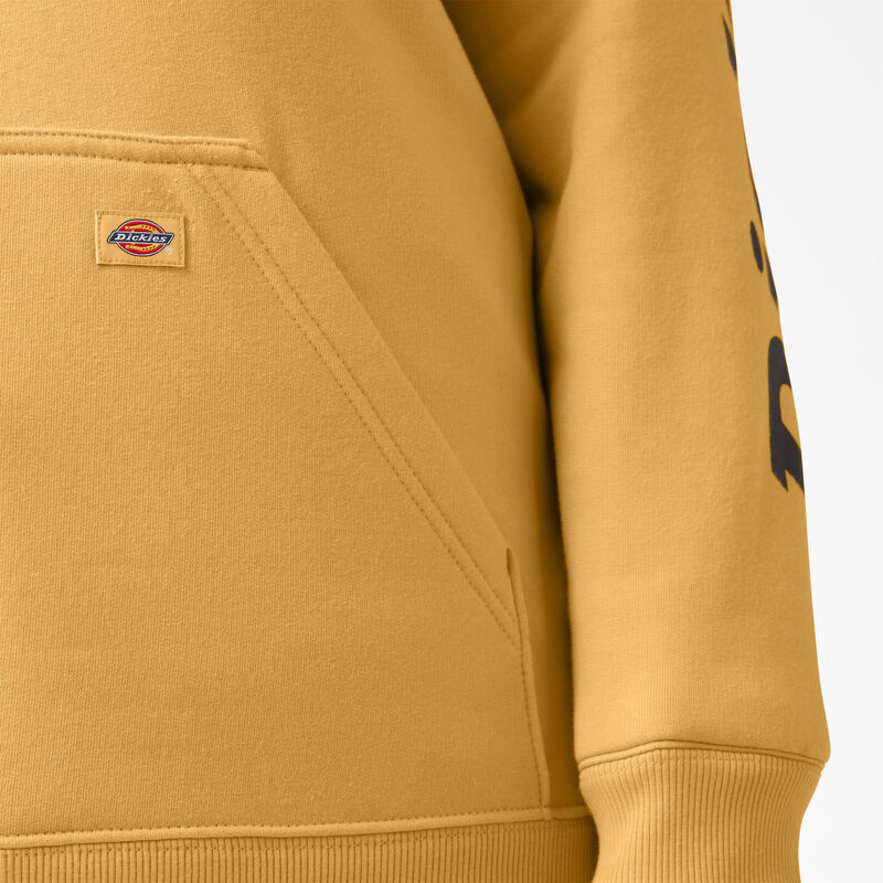 Dickies Plus Heavyweight Logo Sleeve Pullover Orange Glow ID-lxiRrr3T