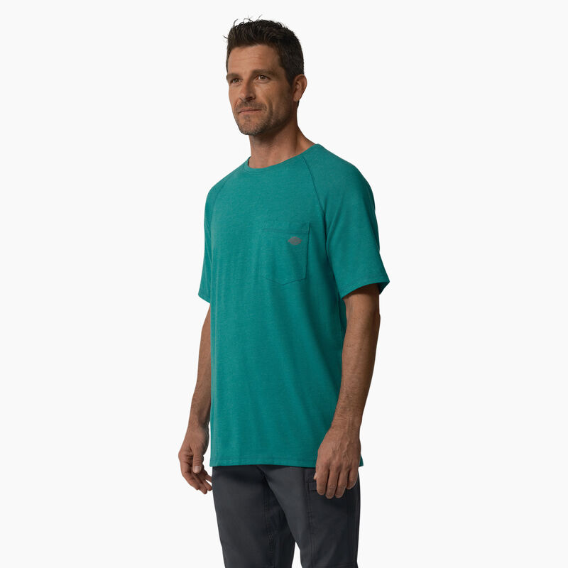 Dickies Cooling Short Sleeve Pocket T-Shirt Deep Lake Heather ID-m613dWov