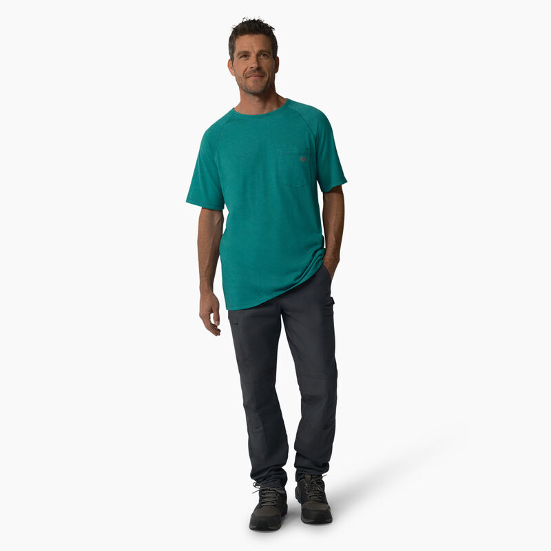 Dickies Cooling Short Sleeve Pocket T-Shirt Deep Lake Heather ID-m613dWov