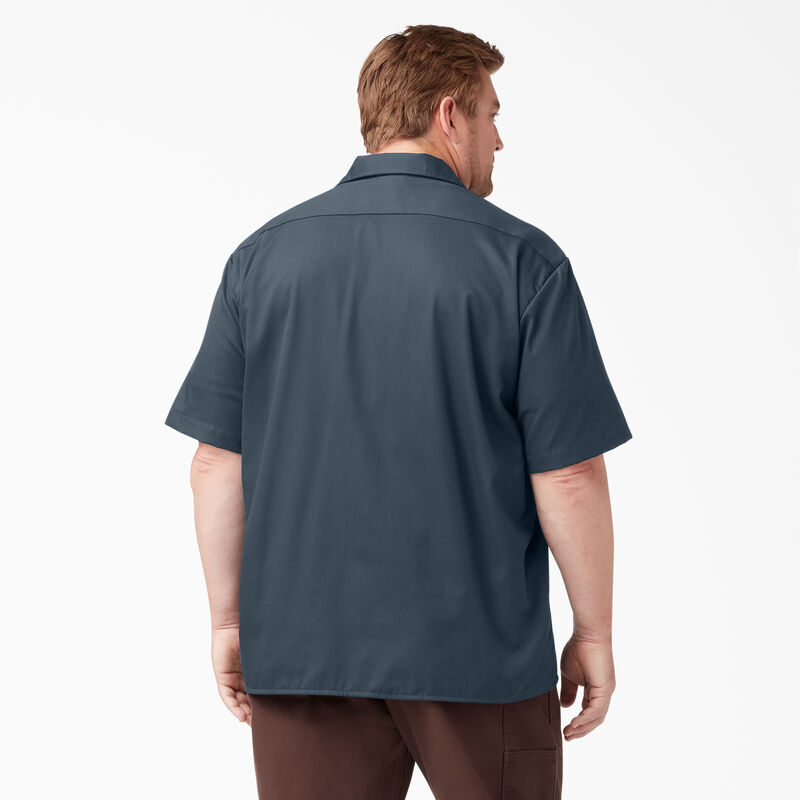 Dickies Short Sleeve Work Shirt Airforce Blue ID-m7ObQXNo