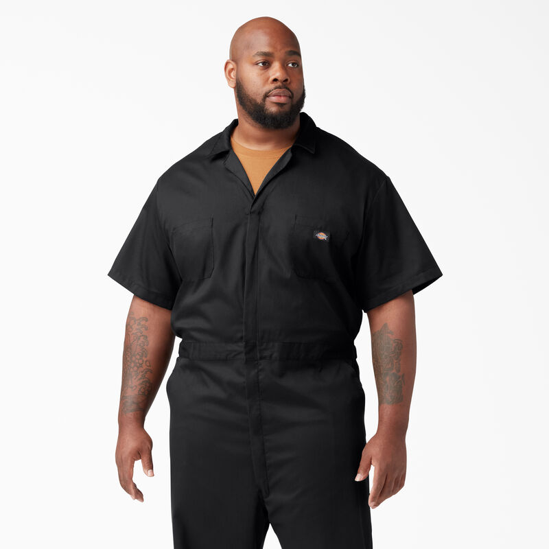 Dickies FLEX Short Sleeve Coveralls Black ID-mA5b86Cp