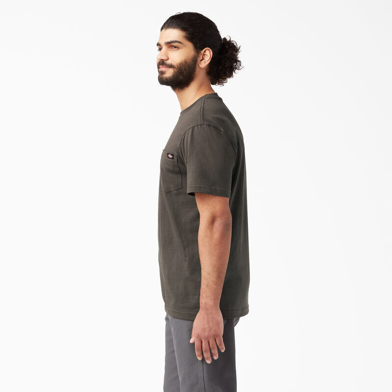 Dickies Heavyweight Short Sleeve Pocket T-Shirt Black Olive ID-mGDoEKib