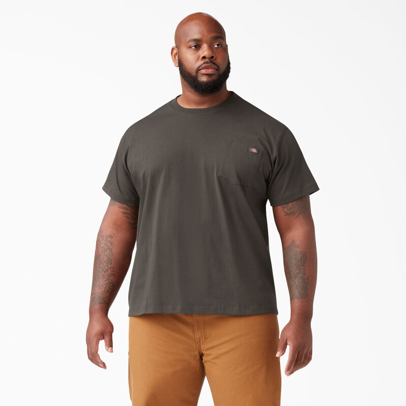 Dickies Heavyweight Short Sleeve Pocket T-Shirt Black Olive ID-mGDoEKib