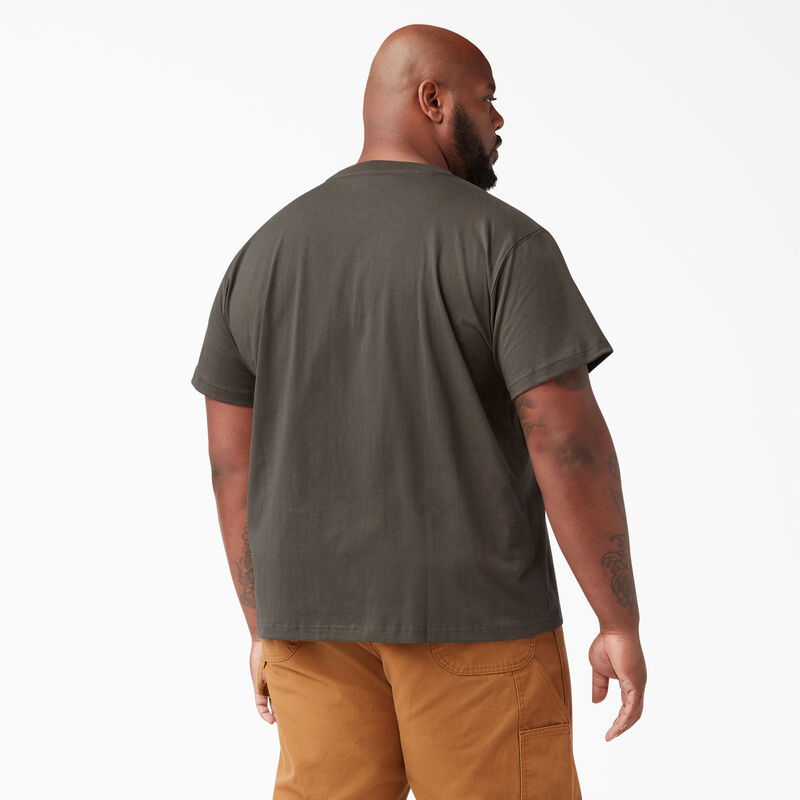Dickies Heavyweight Short Sleeve Pocket T-Shirt Black Olive ID-mGDoEKib