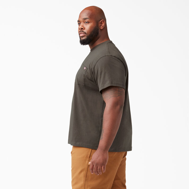 Dickies Heavyweight Short Sleeve Pocket T-Shirt Black Olive ID-mGDoEKib