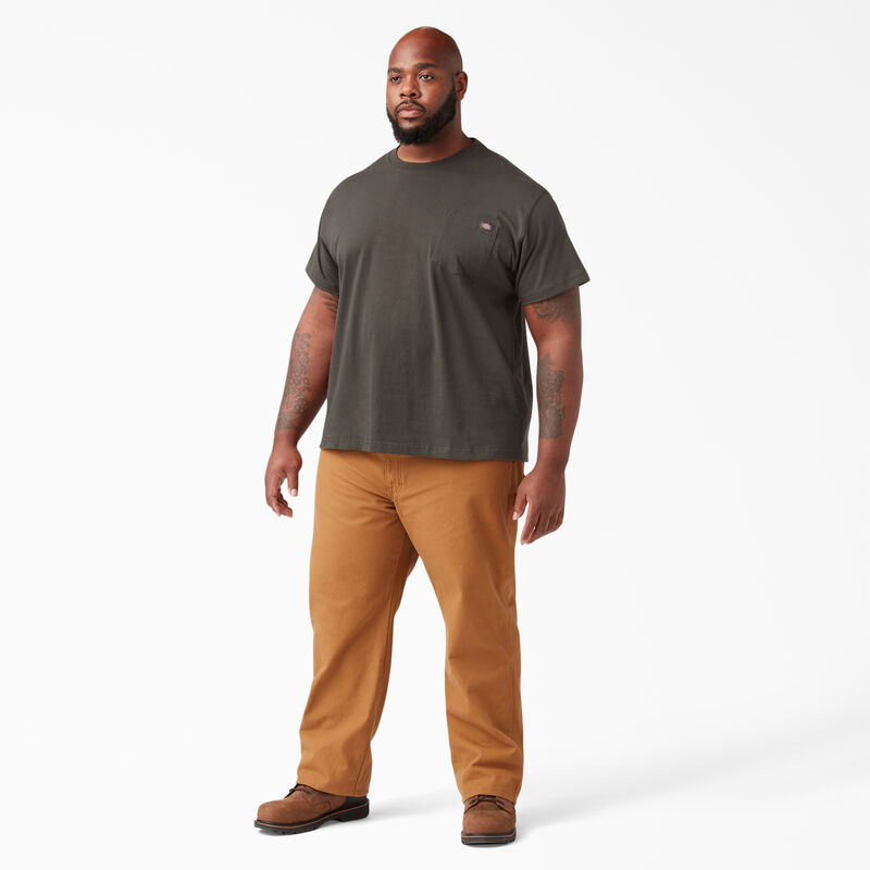 Dickies Heavyweight Short Sleeve Pocket T-Shirt Black Olive ID-mGDoEKib