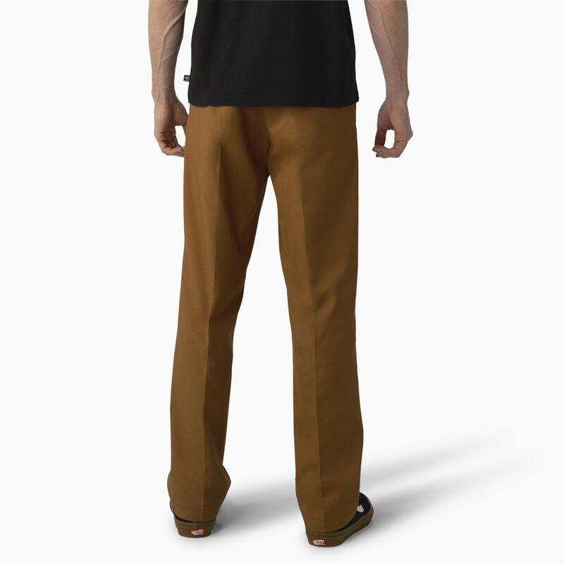 Dickies Skateboarding Regular Fit Double Knee Pants Brown Duck w/ Contrast Stitch ID-mJogwUtV