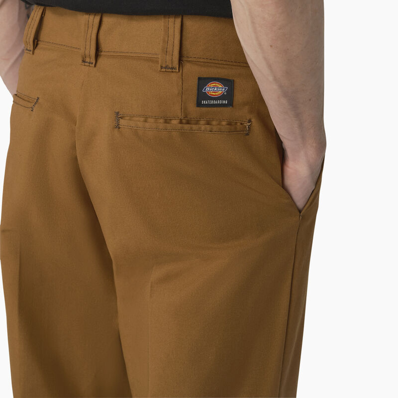 Dickies Skateboarding Regular Fit Double Knee Pants Brown Duck w/ Contrast Stitch ID-mJogwUtV