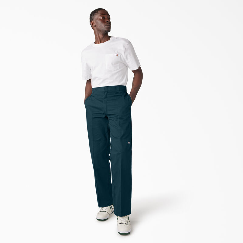Dickies Loose Fit Double Knee Work Pants Reflecting Pond ID-mRUxxIvz