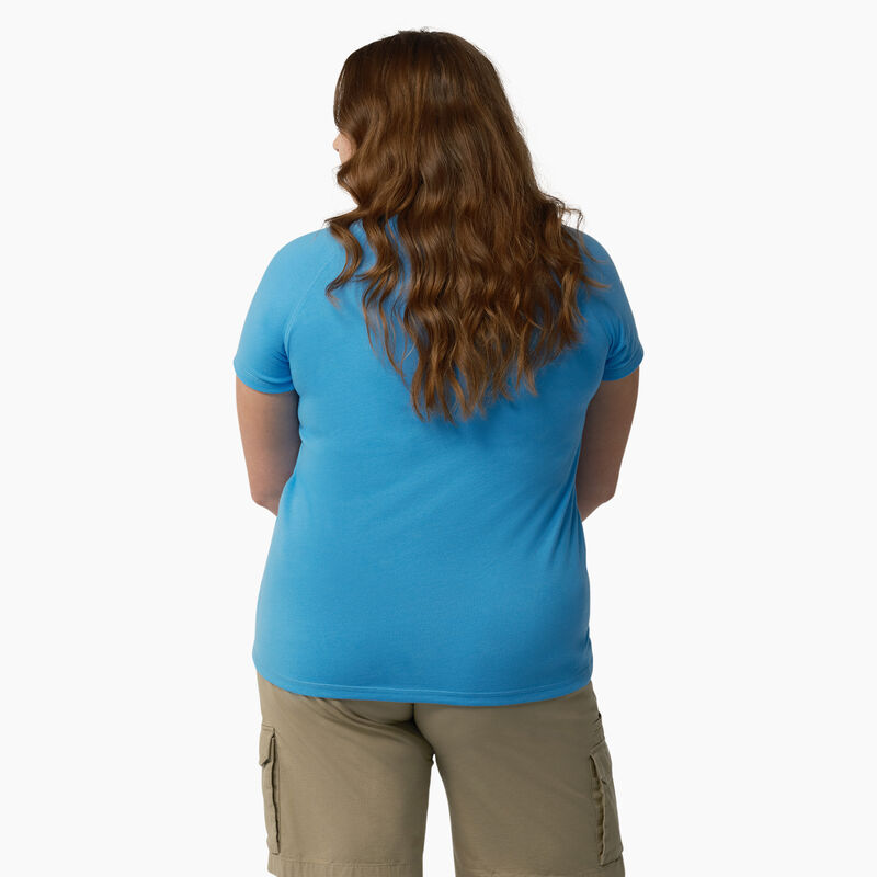 Dickies Plus Cooling Short Sleeve Pocket T-Shirt Azure Blue ID-mUCjnkux