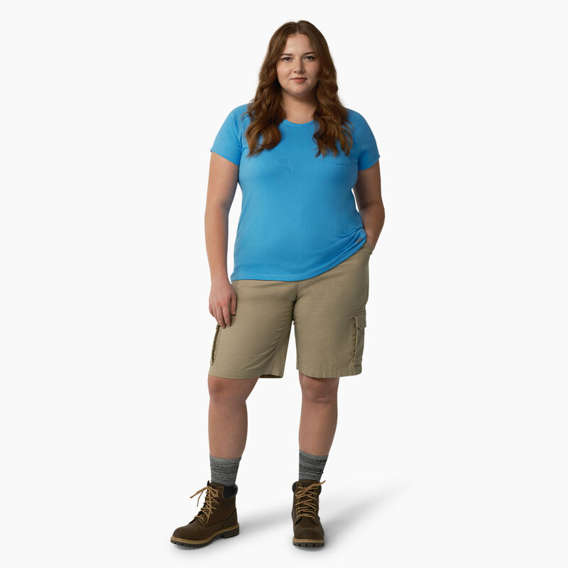 Dickies Plus Cooling Short Sleeve Pocket T-Shirt Azure Blue ID-mUCjnkux