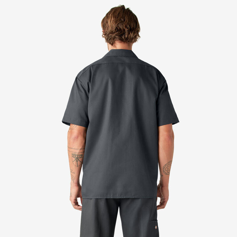 Dickies Short Sleeve Work Shirt Charcoal Gray ID-mbfFBGfO