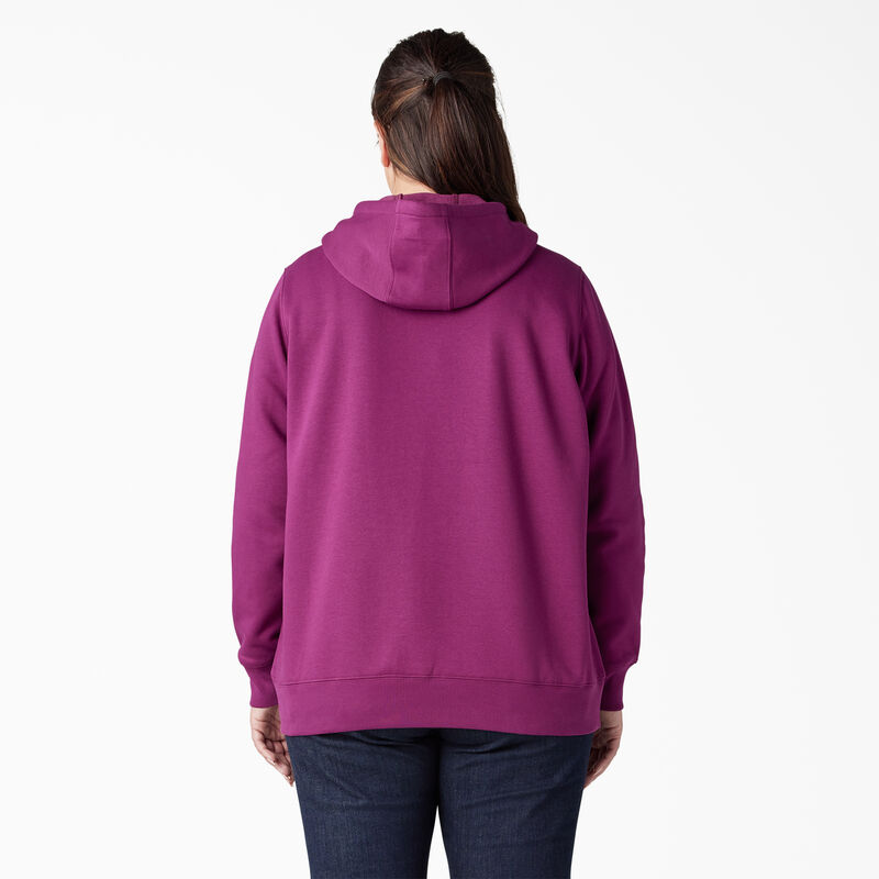 Dickies Plus Heavyweight Logo Sleeve Pullover Plum Caspia ID-mlRSBobv
