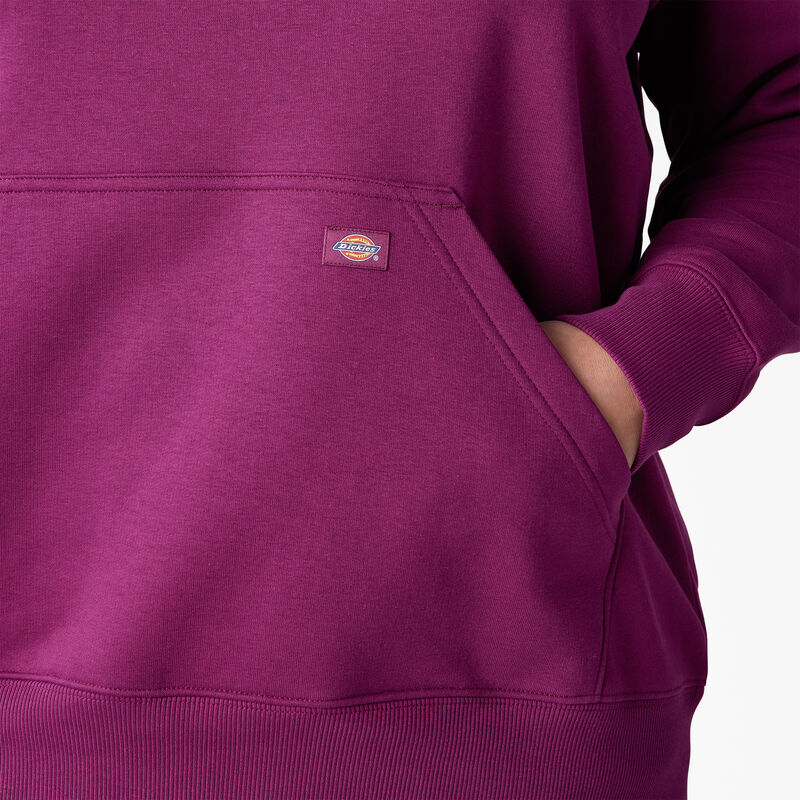 Dickies Plus Heavyweight Logo Sleeve Pullover Plum Caspia ID-mlRSBobv