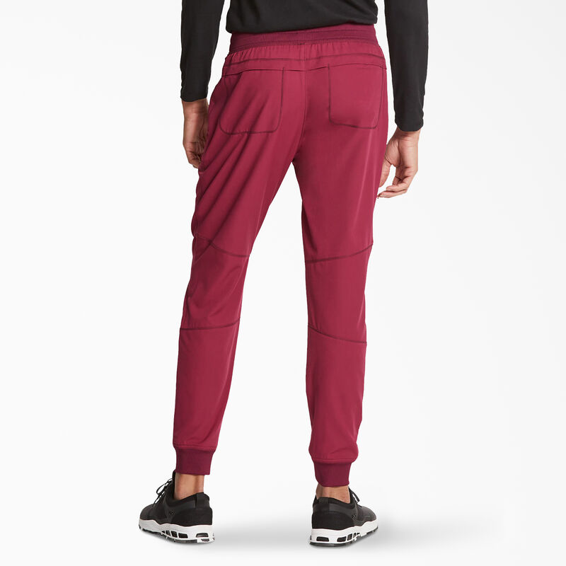 Dickies Men's Dynamix Natural Rise Jogger Scrub Pants Wine ID-msD8QMB0