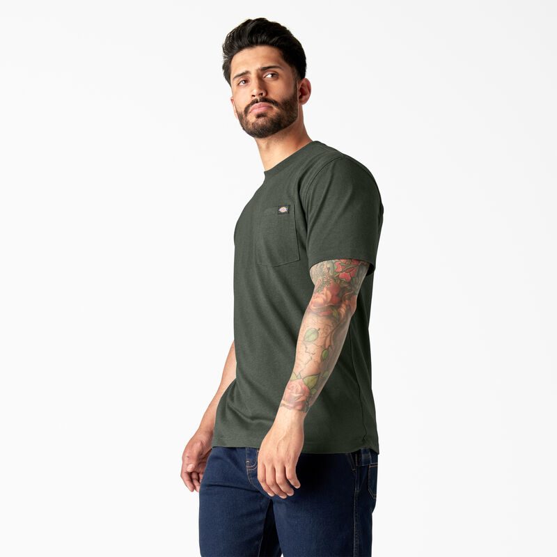 Dickies Heavyweight Heathered Short Sleeve Pocket T-Shirt Stormy Weather Heather ID-msbLMZGT